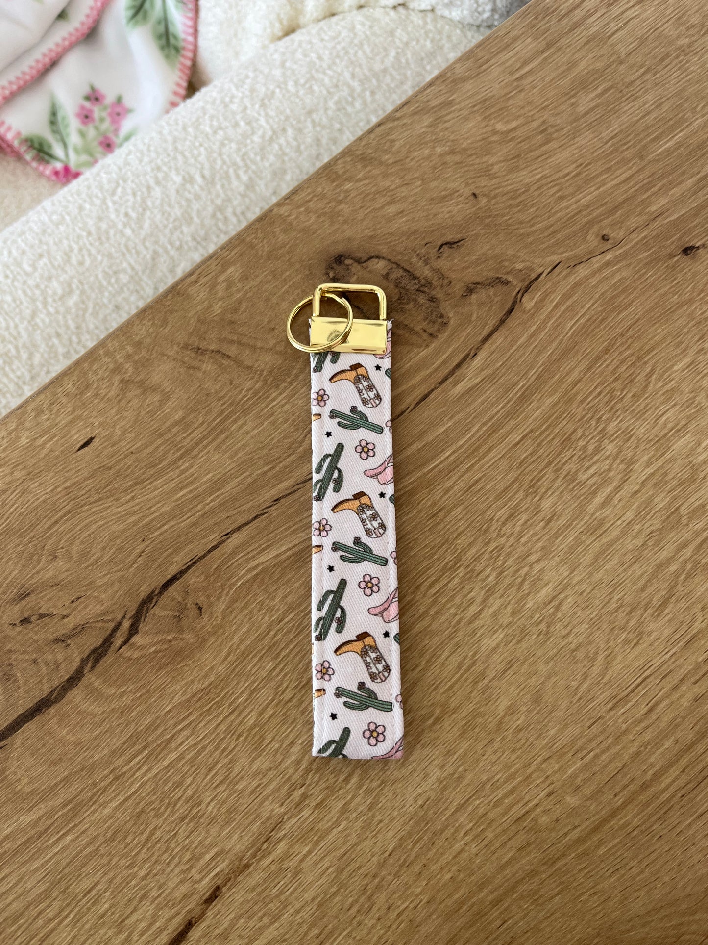 Porte-clés | Bracelet | Cowgirl et cactus