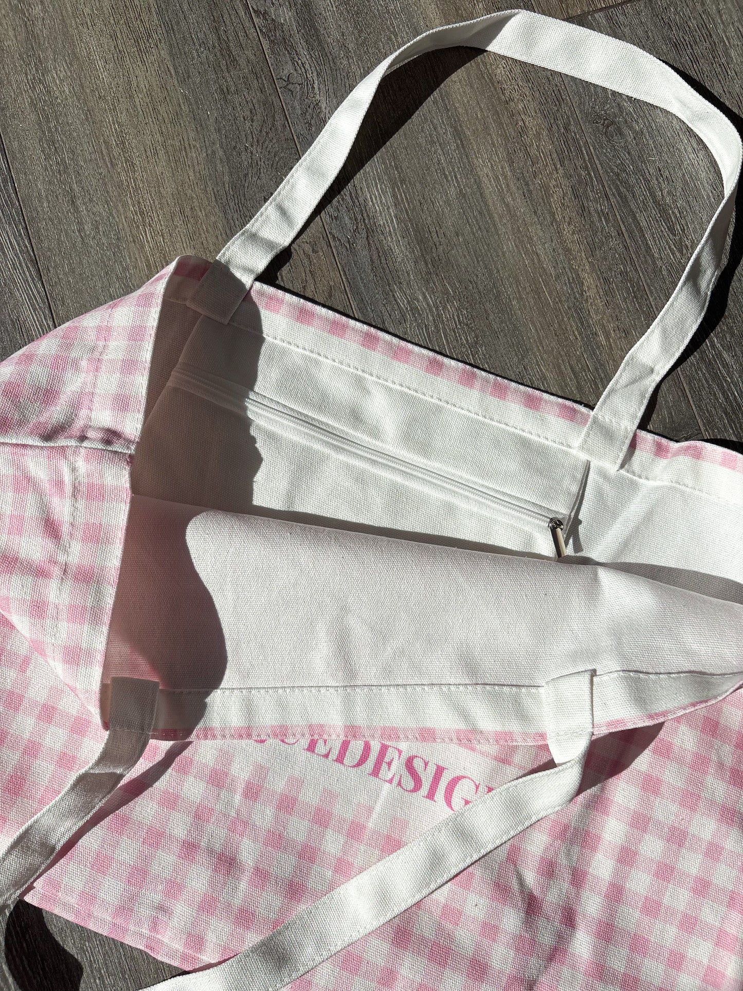 Floral tote bag