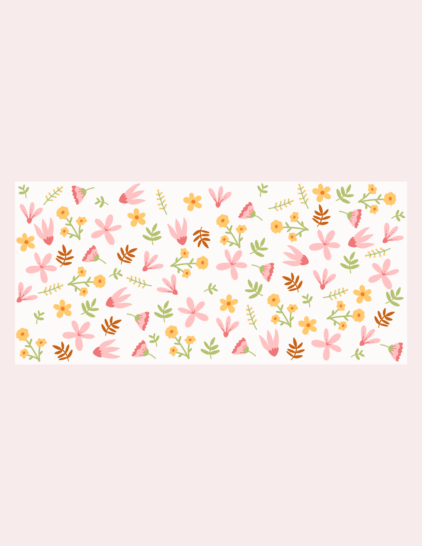 Verre 16 oz | Automne | Fleurs colorées