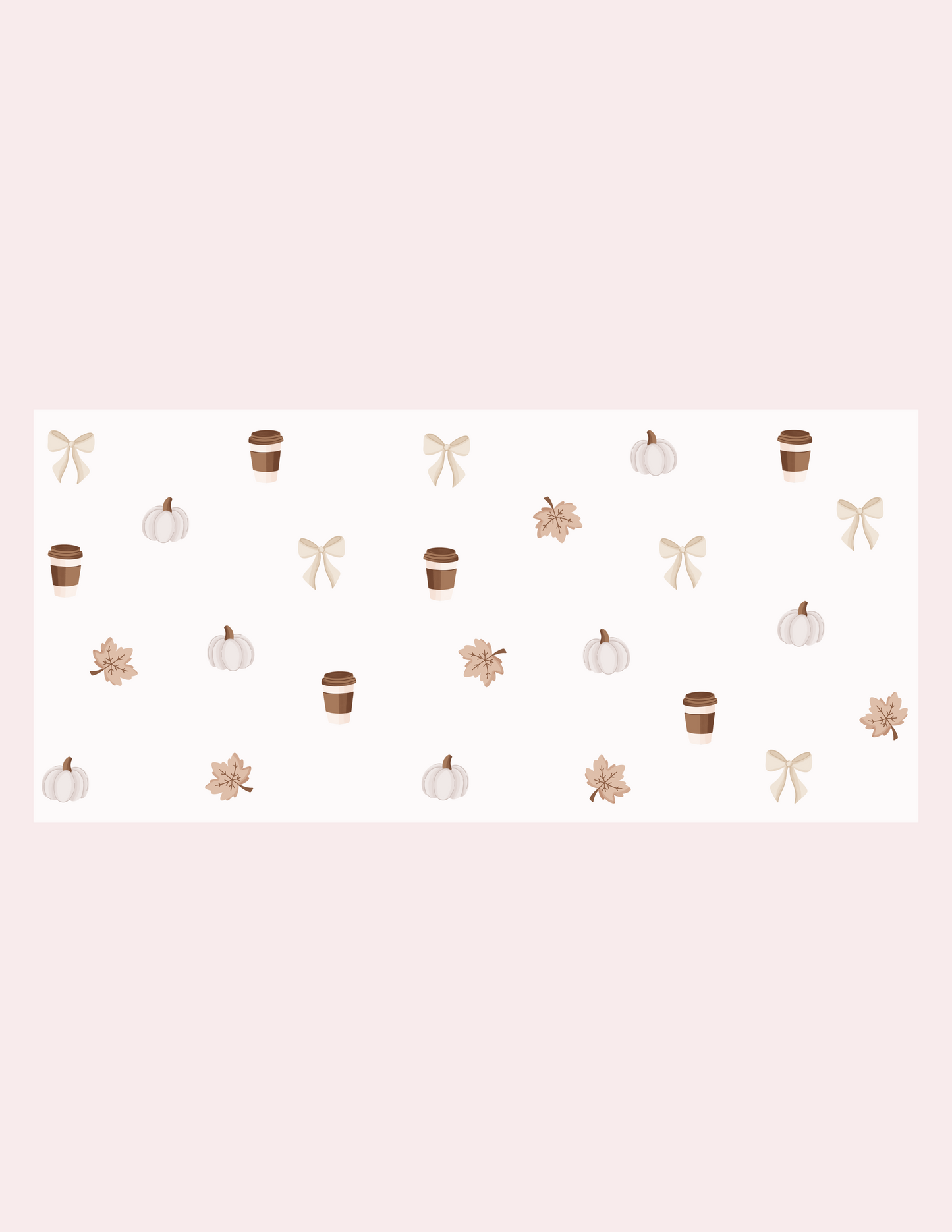 Verre 16 oz | Automne | Coquette neutre
