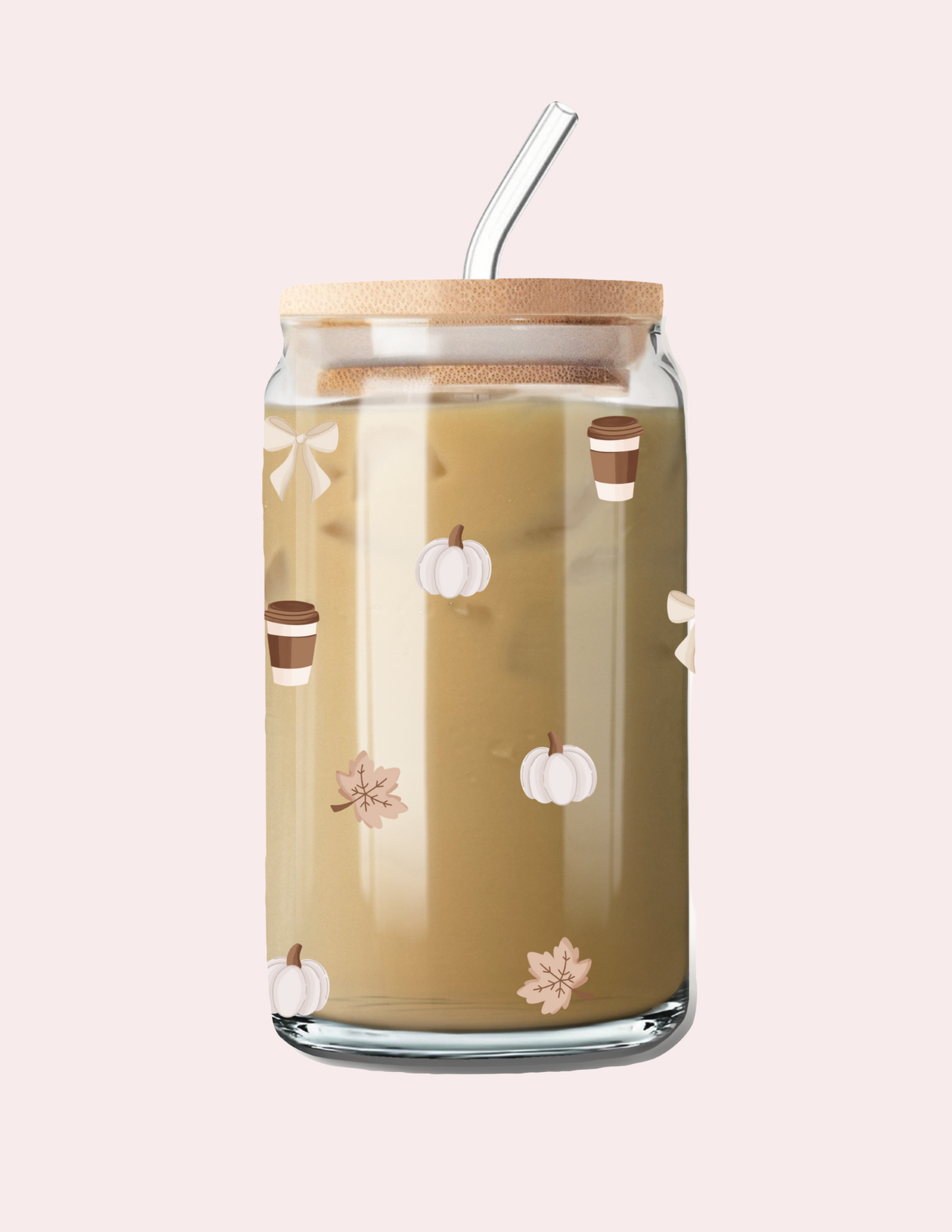 Verre 16 oz | Automne | Coquette neutre