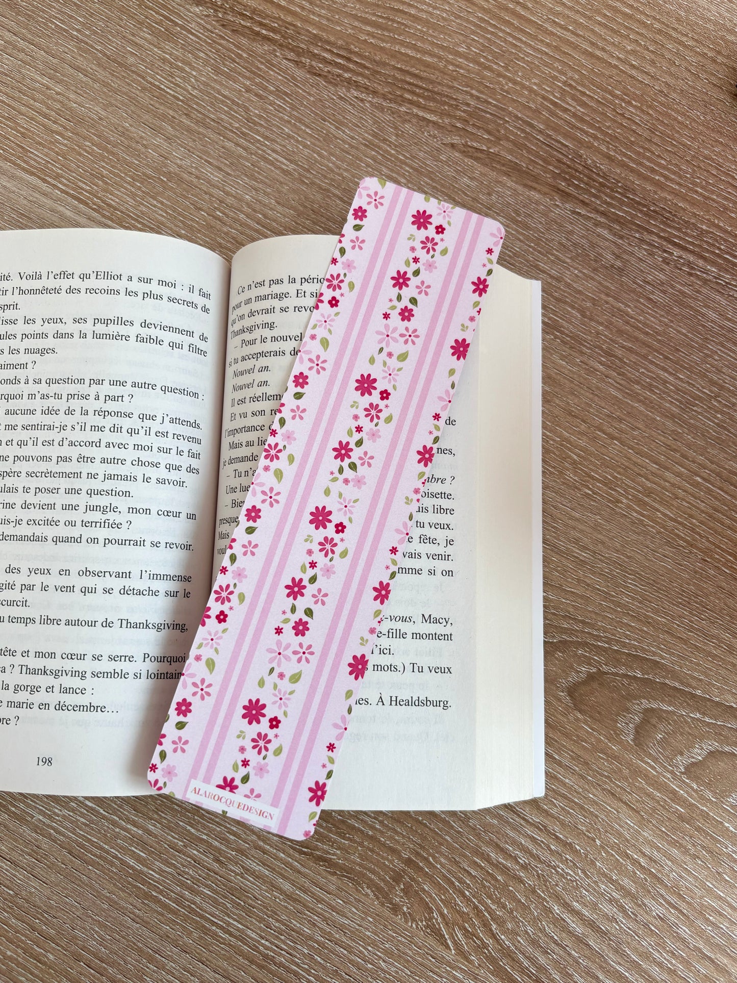 Signet 2.0 | Lignes roses et fleurs
