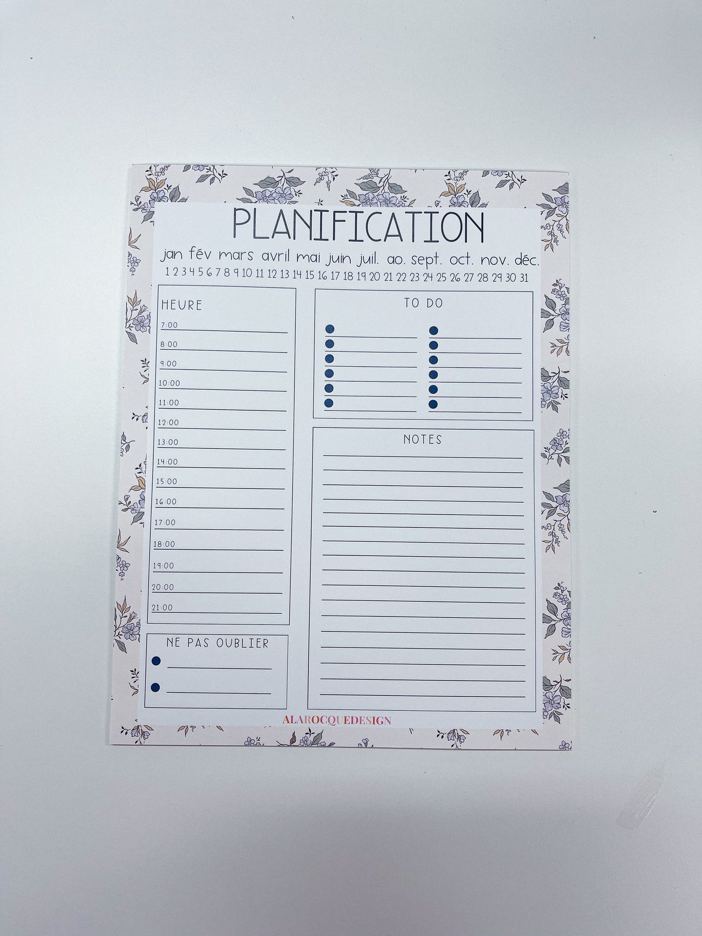 Daily Planner | Flower Bouquets
