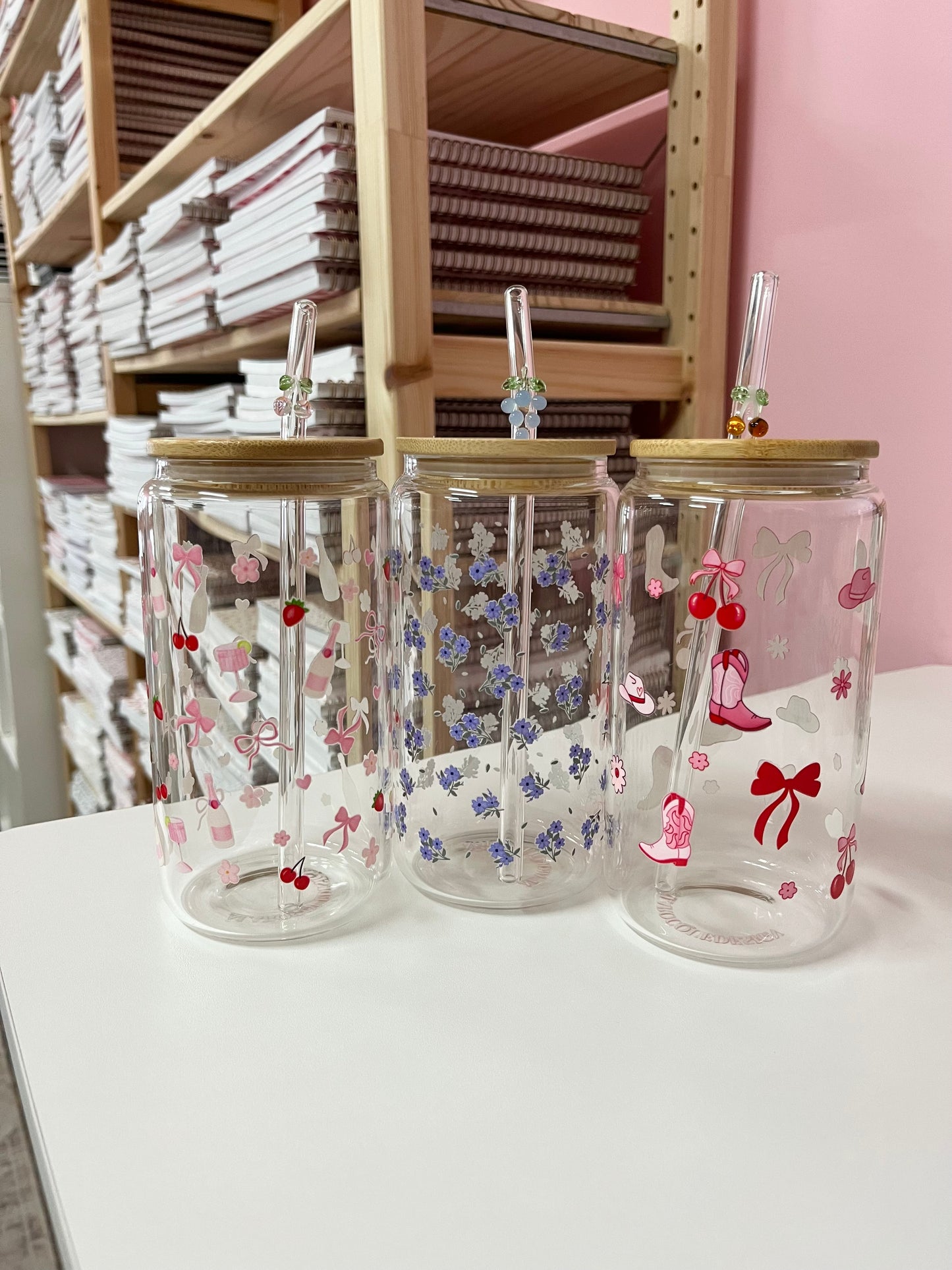 Glass straw | Fruits