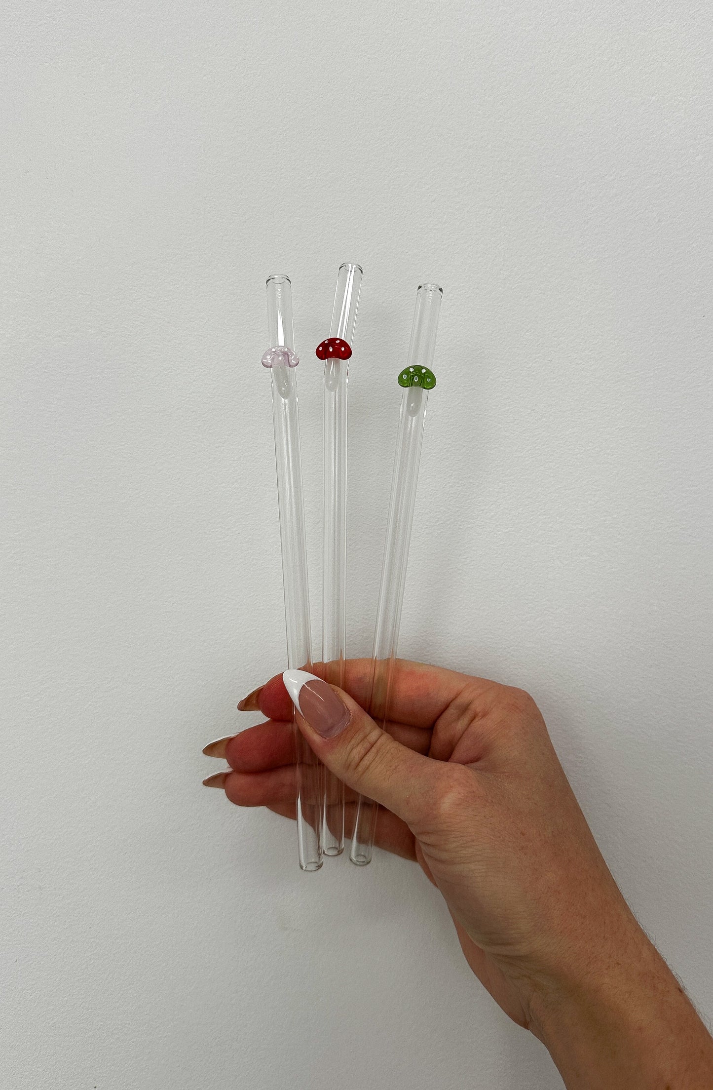 Paille en verre | Plusieurs motifs