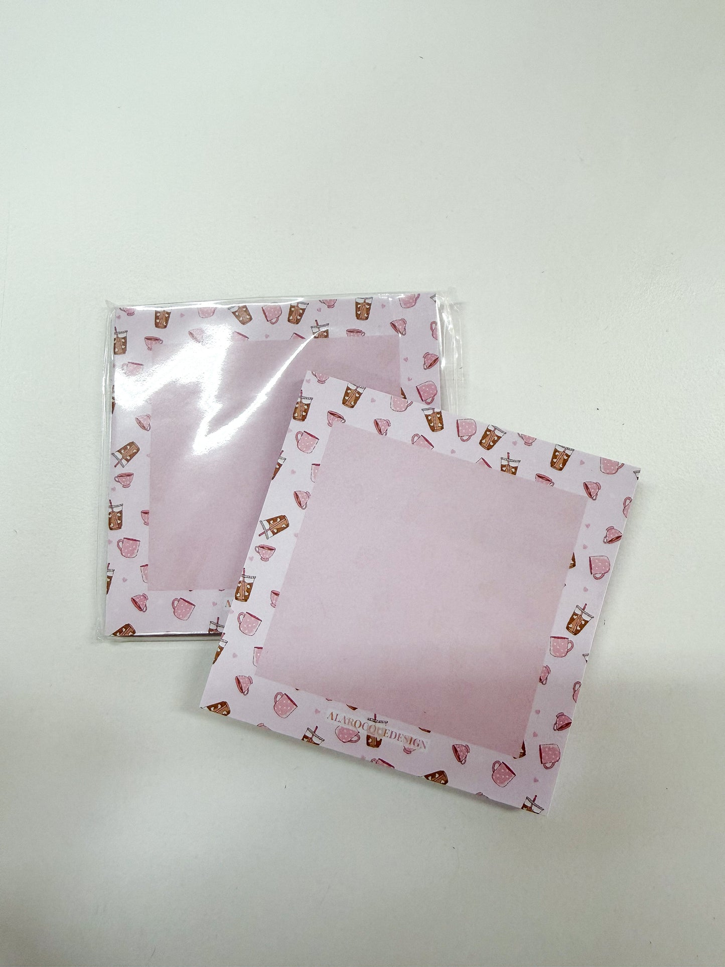 Bloc-notes autocollantes | Cafés et coquette