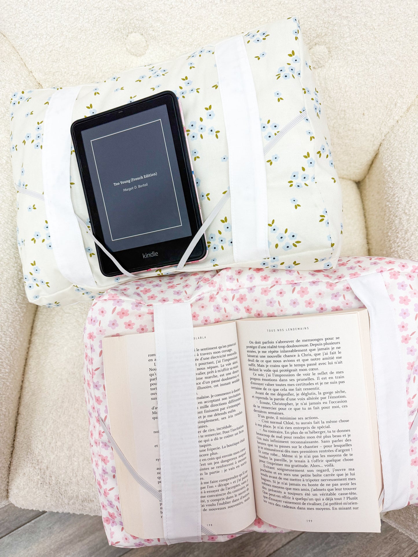 Coussin de lecture | Deux modèles