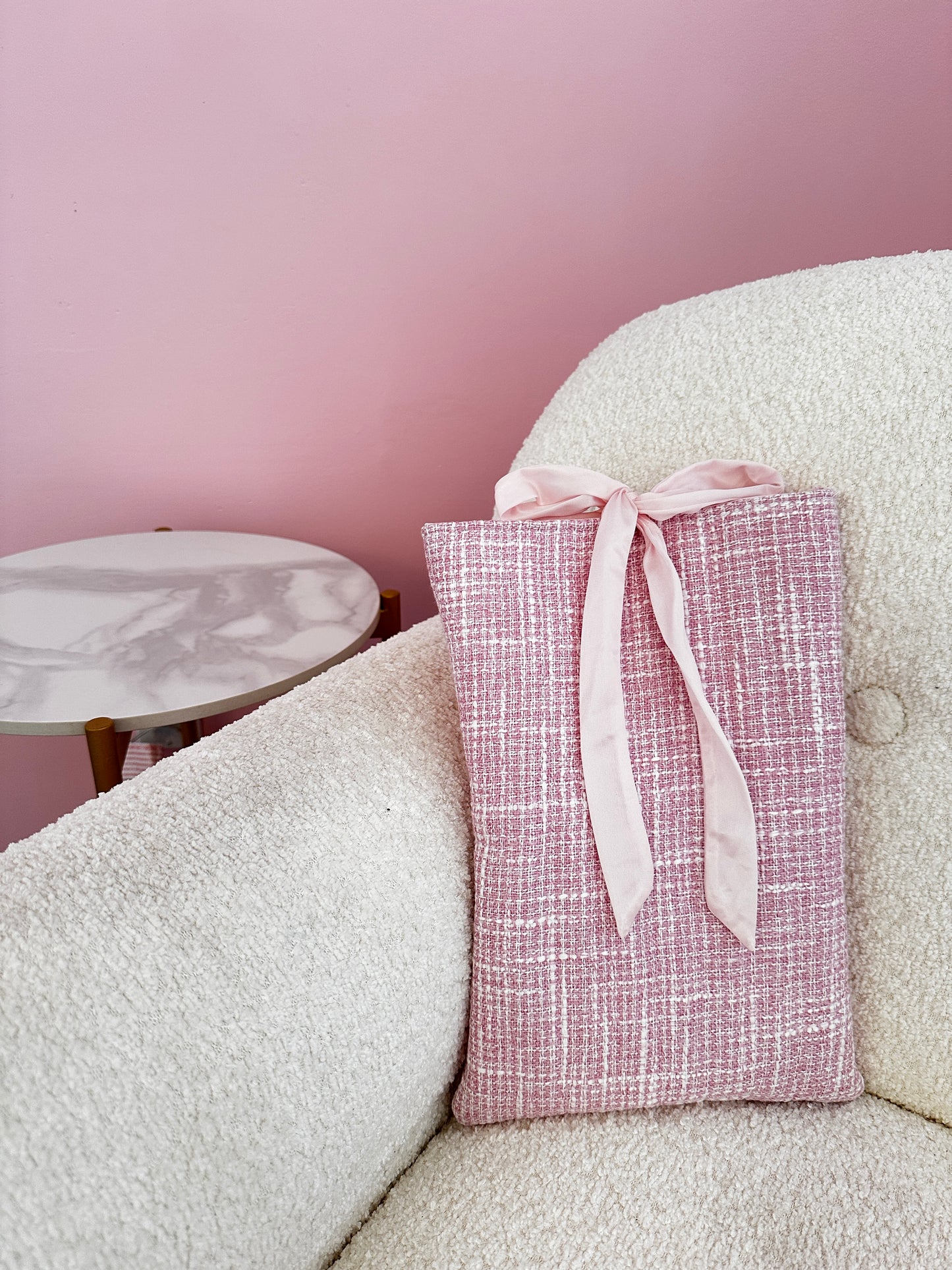 Pochette à livre ou liseuse | Rose classique