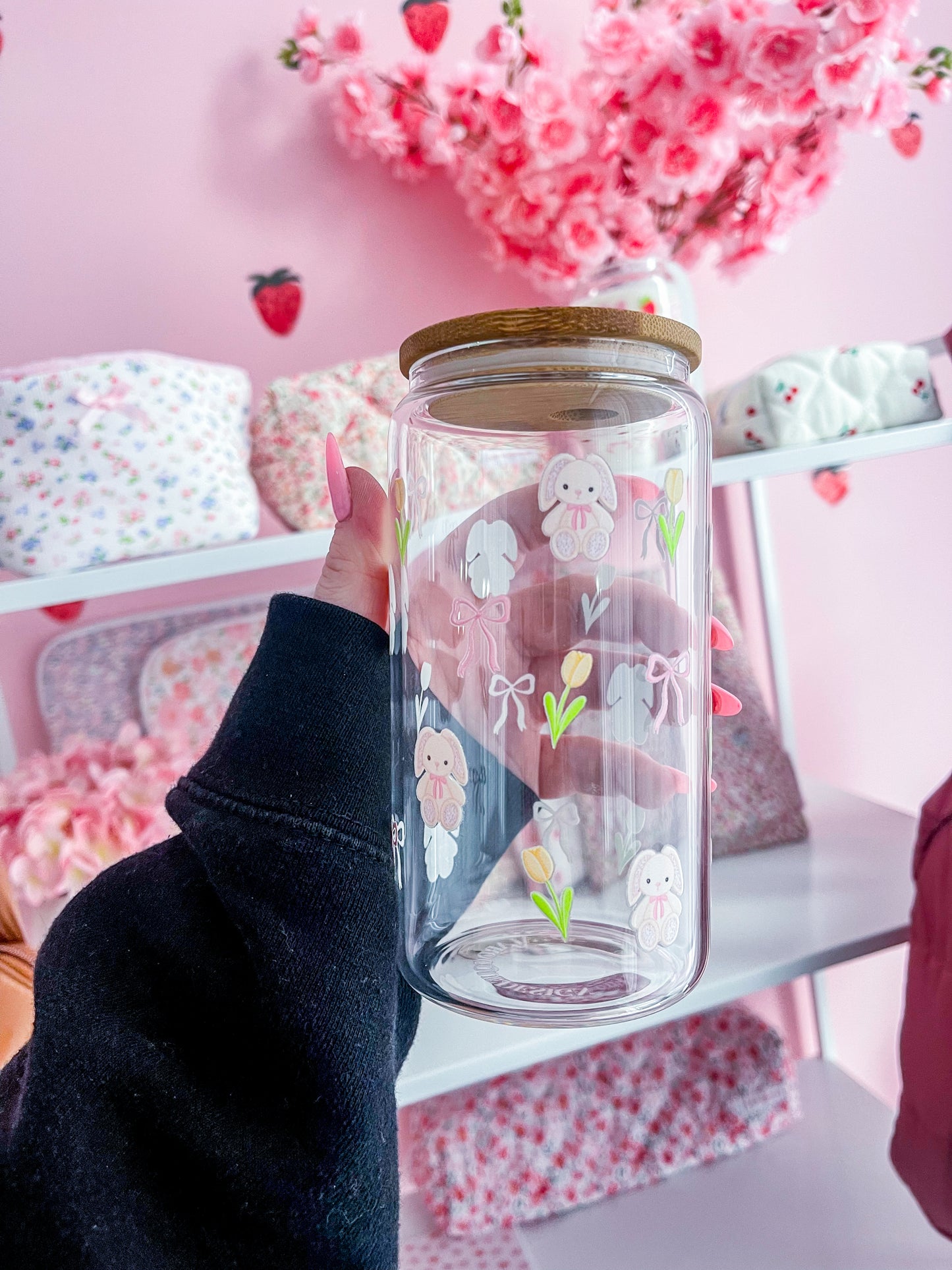 Verre 16 oz | Lapin de Pâques