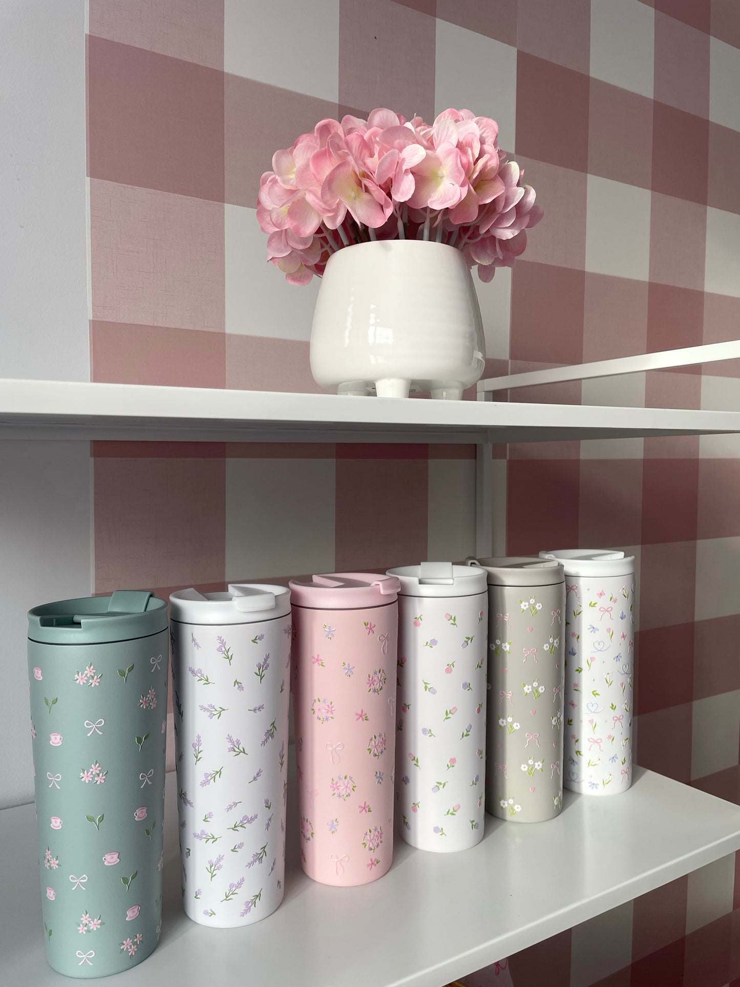 24 oz Insulated Bottle | Beige | Bears and Curls