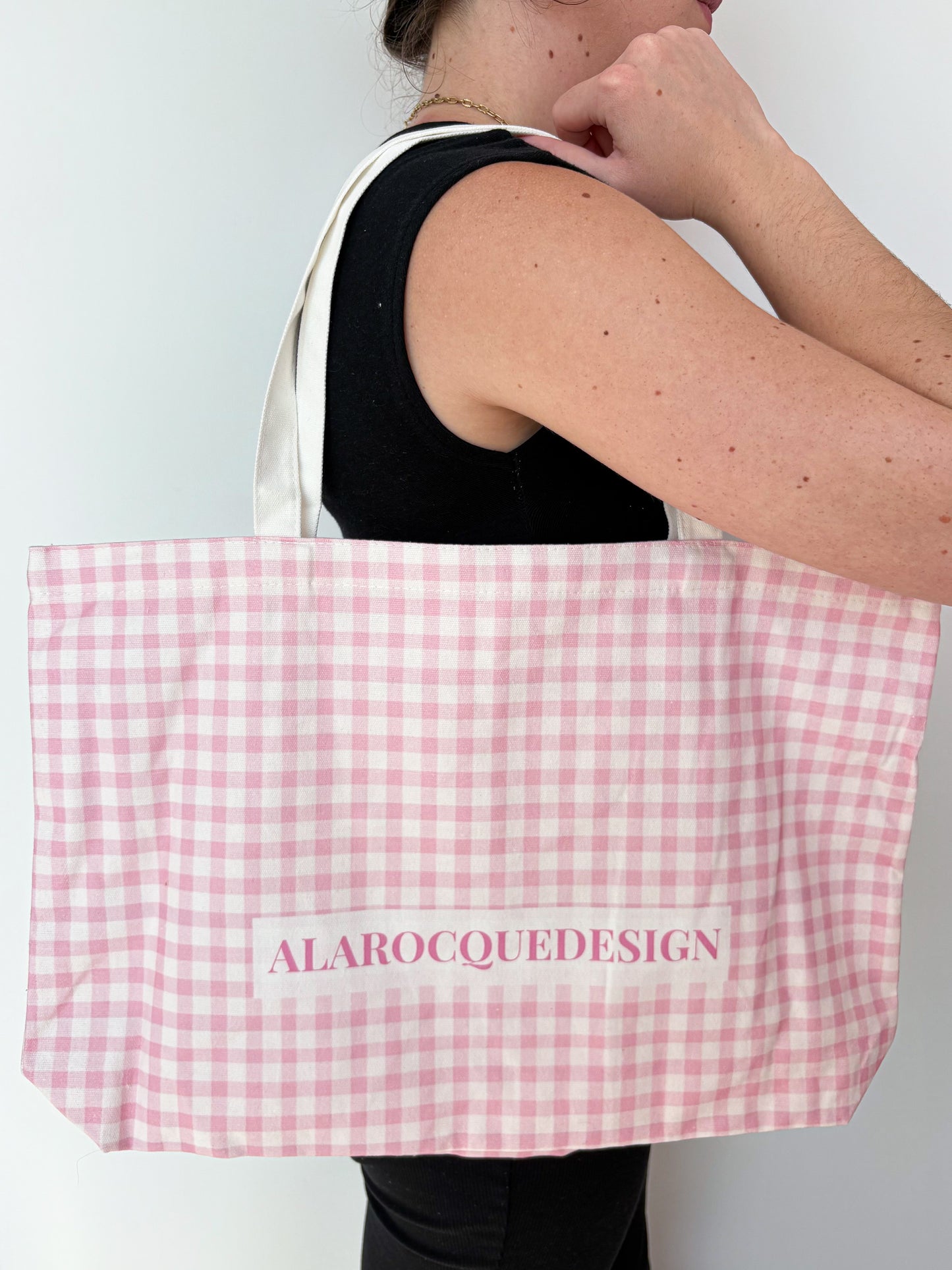 Floral tote bag