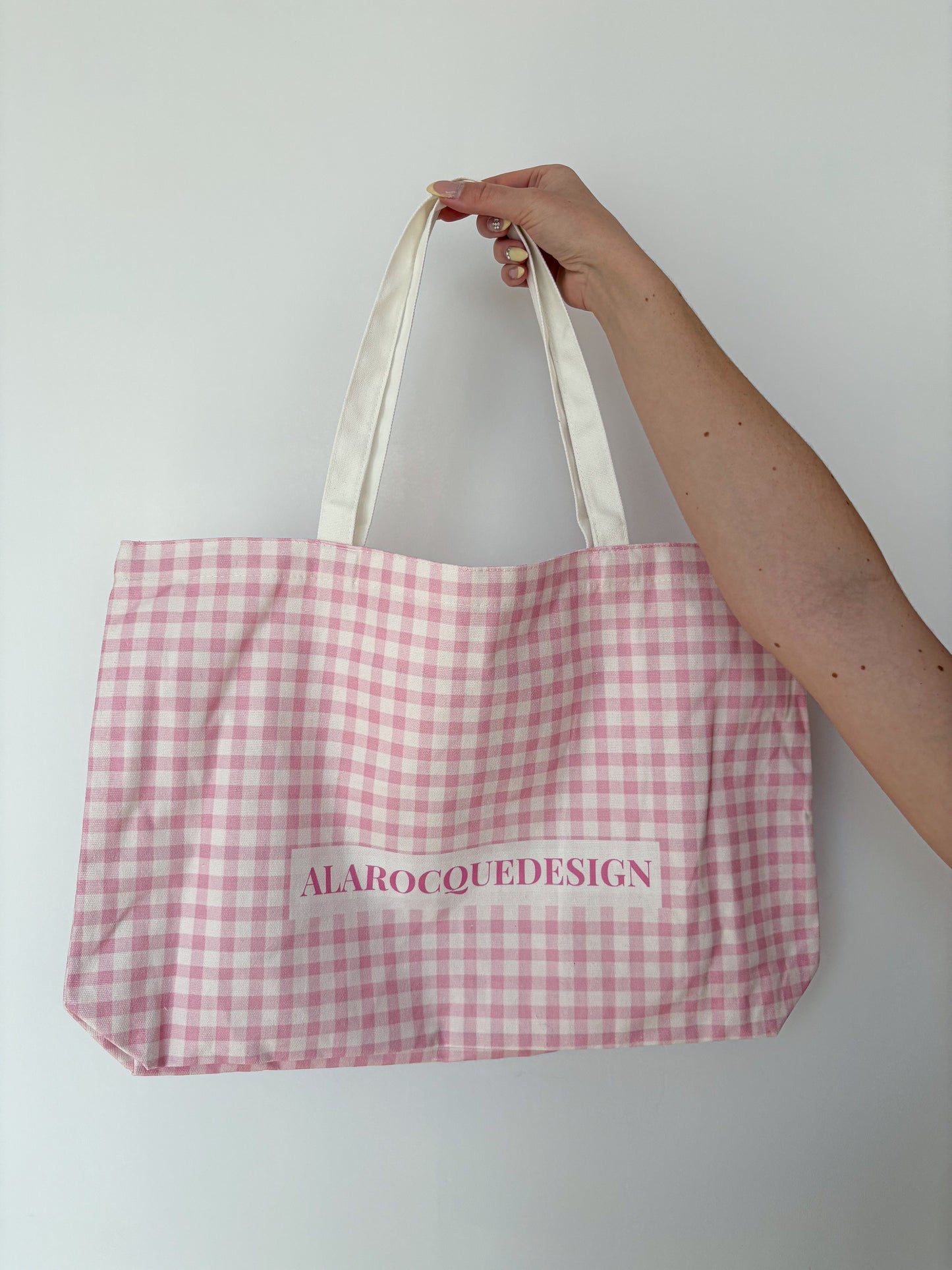 Floral tote bag