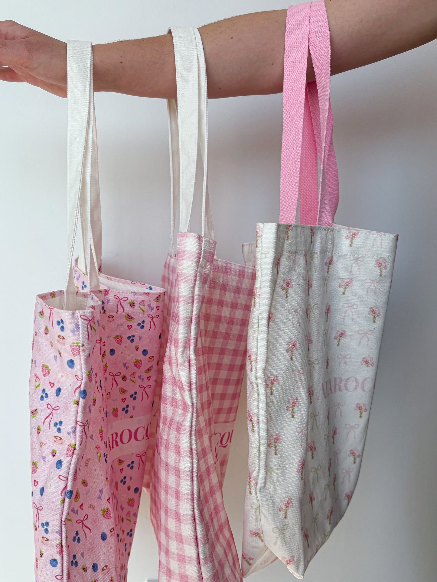 Floral tote bag