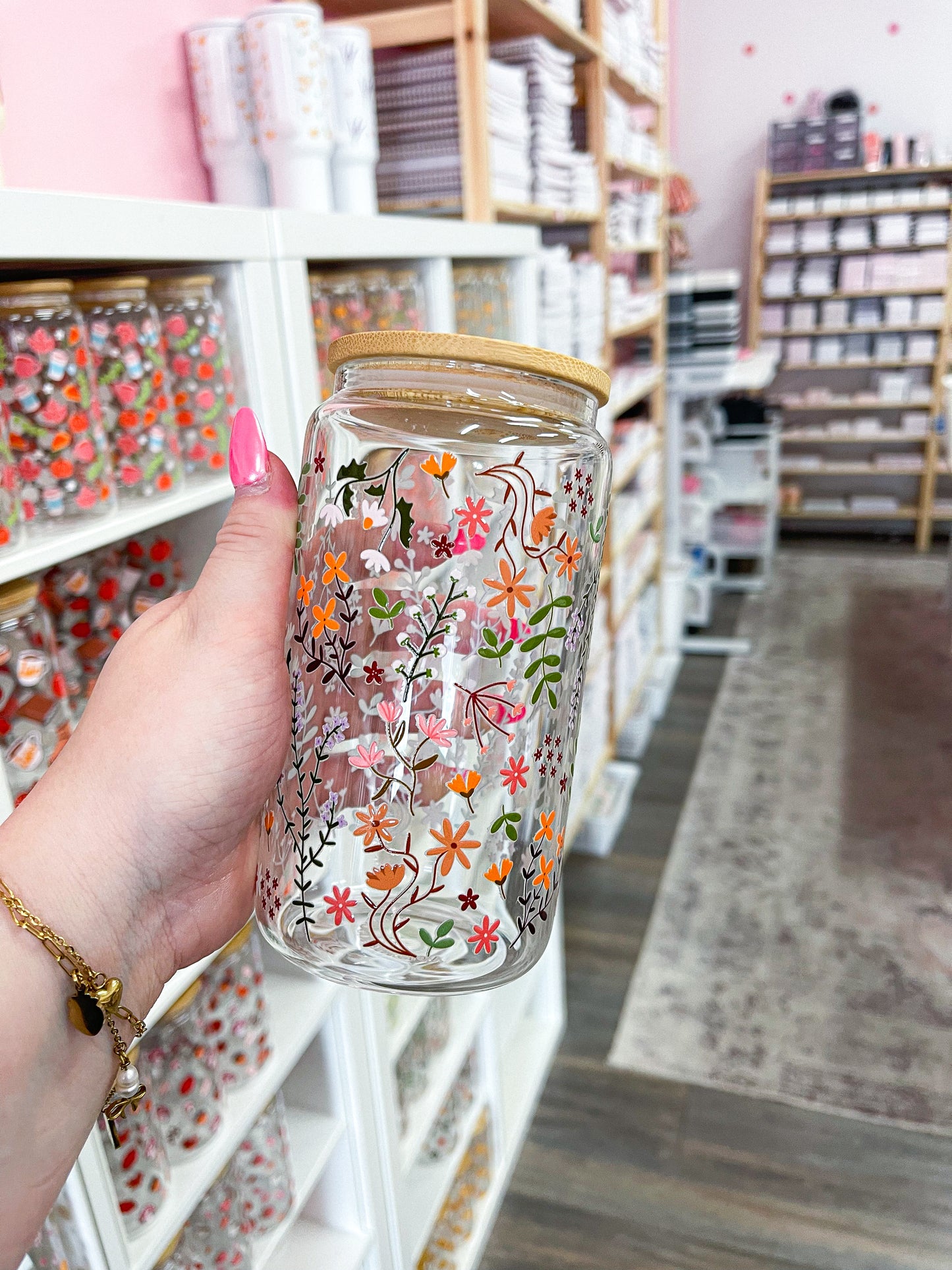 Verre 16 oz | Automne | Forêt