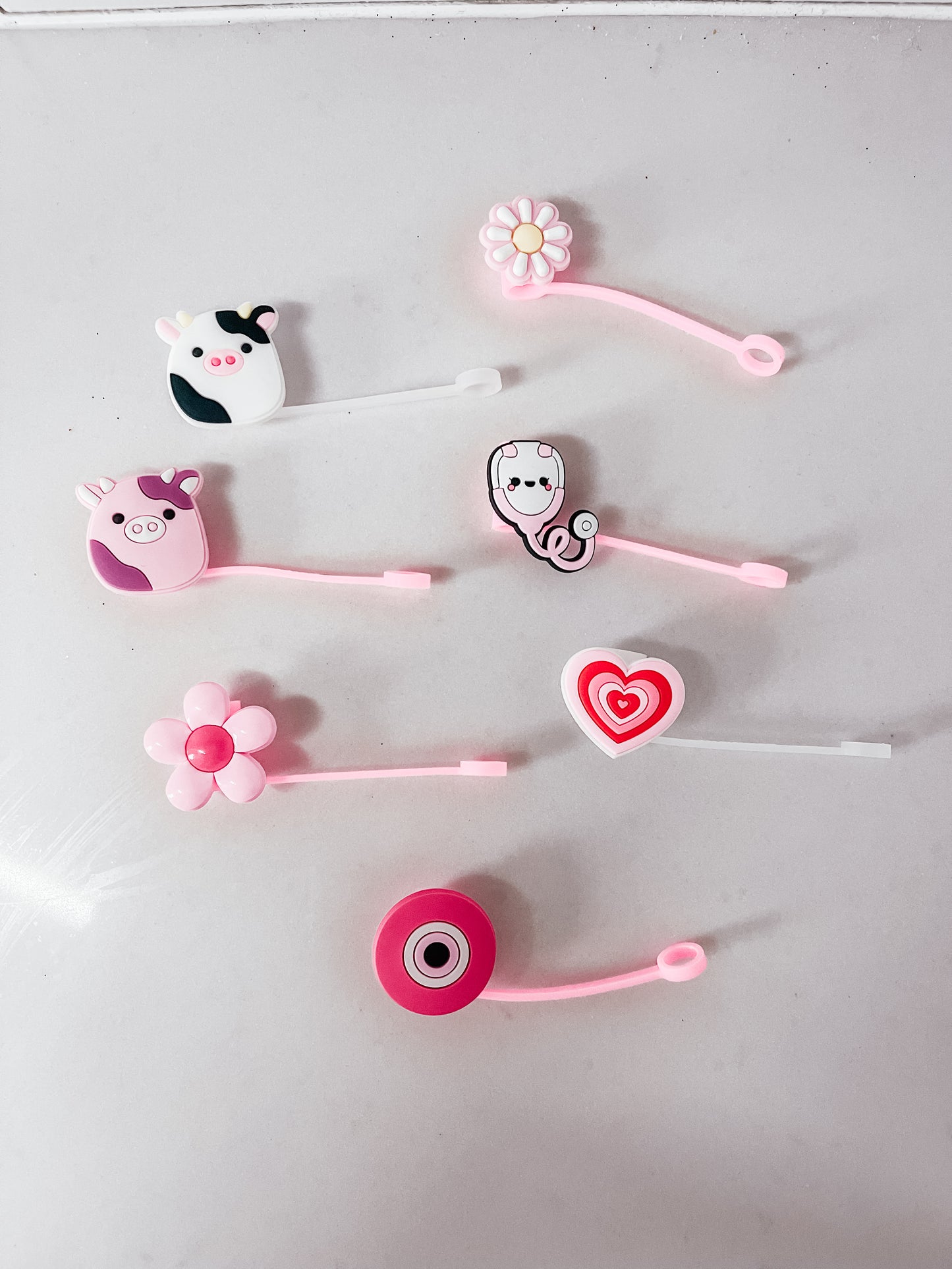 Couvre-paille | Fleur | Vache | Infirmière | Coeur | Oeil