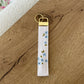 Keychain | Bracelet | Blue Flowers