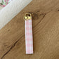 Porte-clés | Bracelet | Carreauté rose