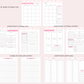 PRÉVENTE | AGENDA | PLANIFICATEUR  | 2025-2026  | Mauve et fleurs blanches