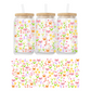 16 oz Glass | Spring | Butterflies and Flowers