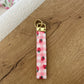 Porte-clés | Bracelet | Carreauté et fraises