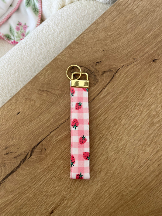 Porte-clés | Bracelet | Carreauté et fraises