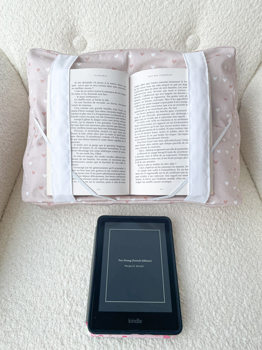 Coussin de lecture | Cœurs neutres