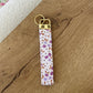 Keychain | Bracelet | Mixed purple flowers