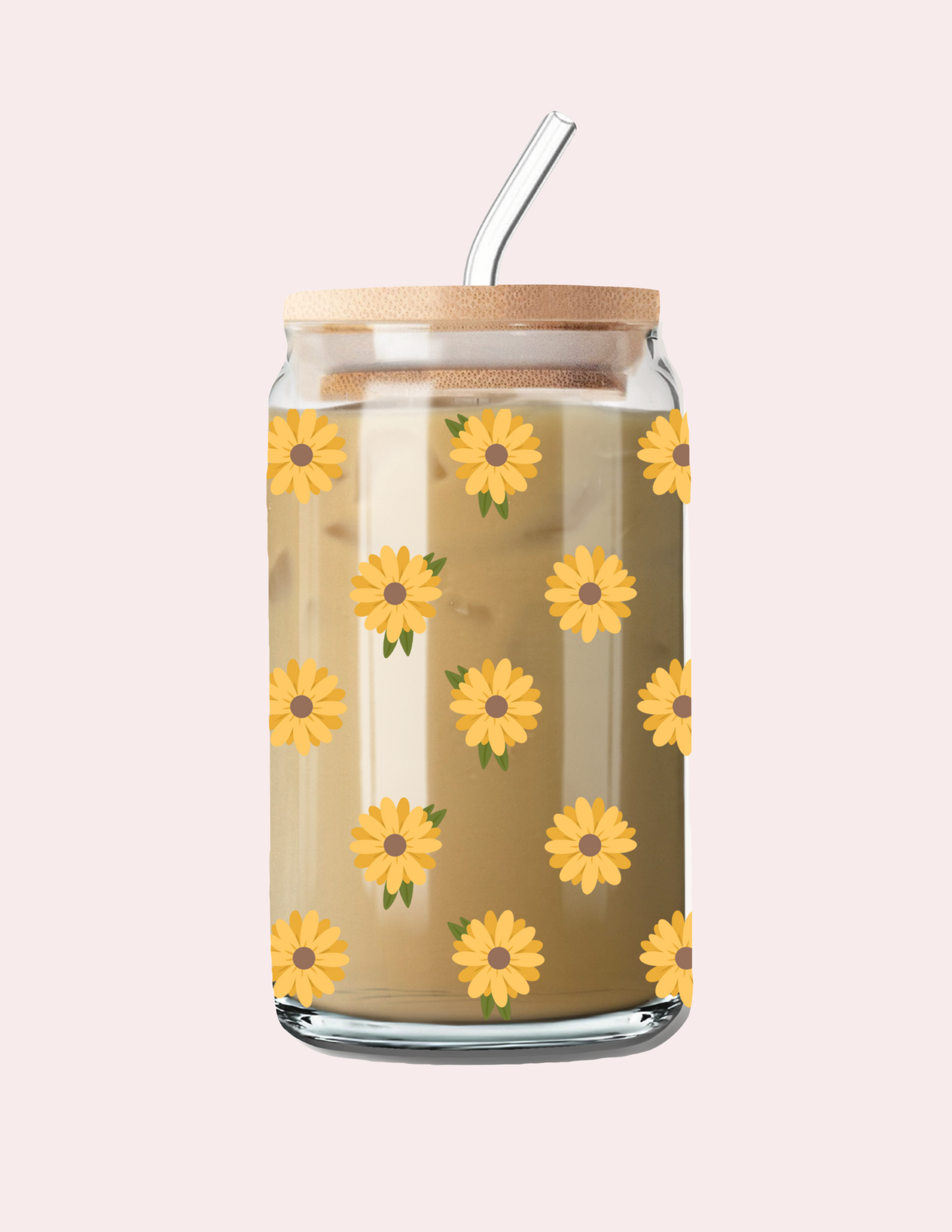 Verre 16 oz | Automne | Tournesols
