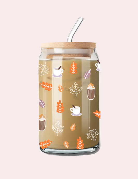 Verre 16 oz | Automne | Macchiatos au caramel