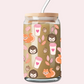 Verre 16 oz | Automne | Hérissons et renards