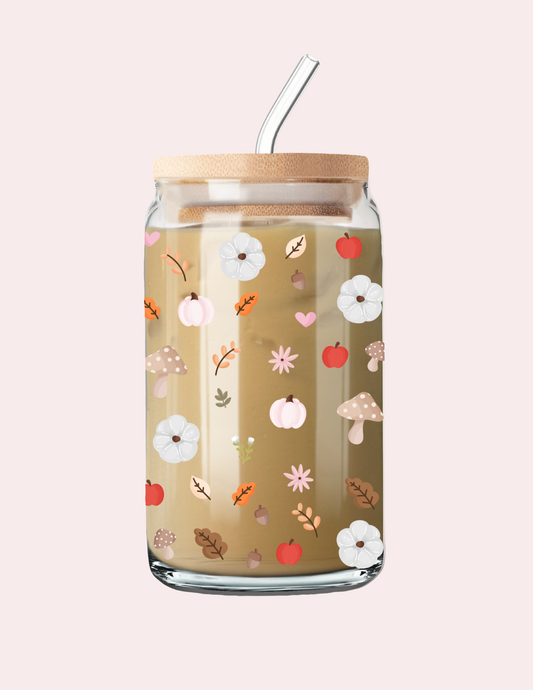 Verre 16 oz | Automne | Nature automnale