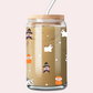 Verre 16 oz | Automne | Chiens déguisés