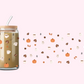 Verre 16 oz | Automne | Citrouilles, cafés et feuilles neutres