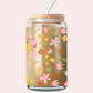 Verre 16 oz | Automne | Fleurs colorées