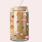 Verre 16 oz | Automne | Chandails, citrouilles et cafés
