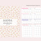 PRÉVENTE | AGENDA | PLANIFICATEUR  | 2025-2026  | Minis fleurs jaunes et roses