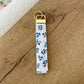 Keychain | Bracelet | Blue Mix Flowers