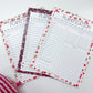 Daily Planner | Red and Pink Flowers