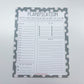 Planificateur journalier | Sauge et marguerites