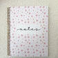 Notebook | Mini pink flowers and leaves