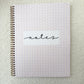 Notebook | Mini pink flowers and leaves