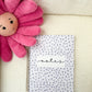Notebook | Mini pink flowers and leaves