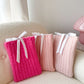 Pochette à livre ou liseuse | Sherpa rose fuchsia