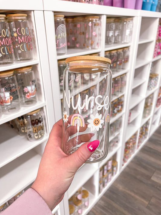 Nurse | 16 oz | Lid &amp; Straw Included