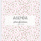 AGENDA | PLANIFICATEUR  | 2025-2026  | Fleurs multiples roses