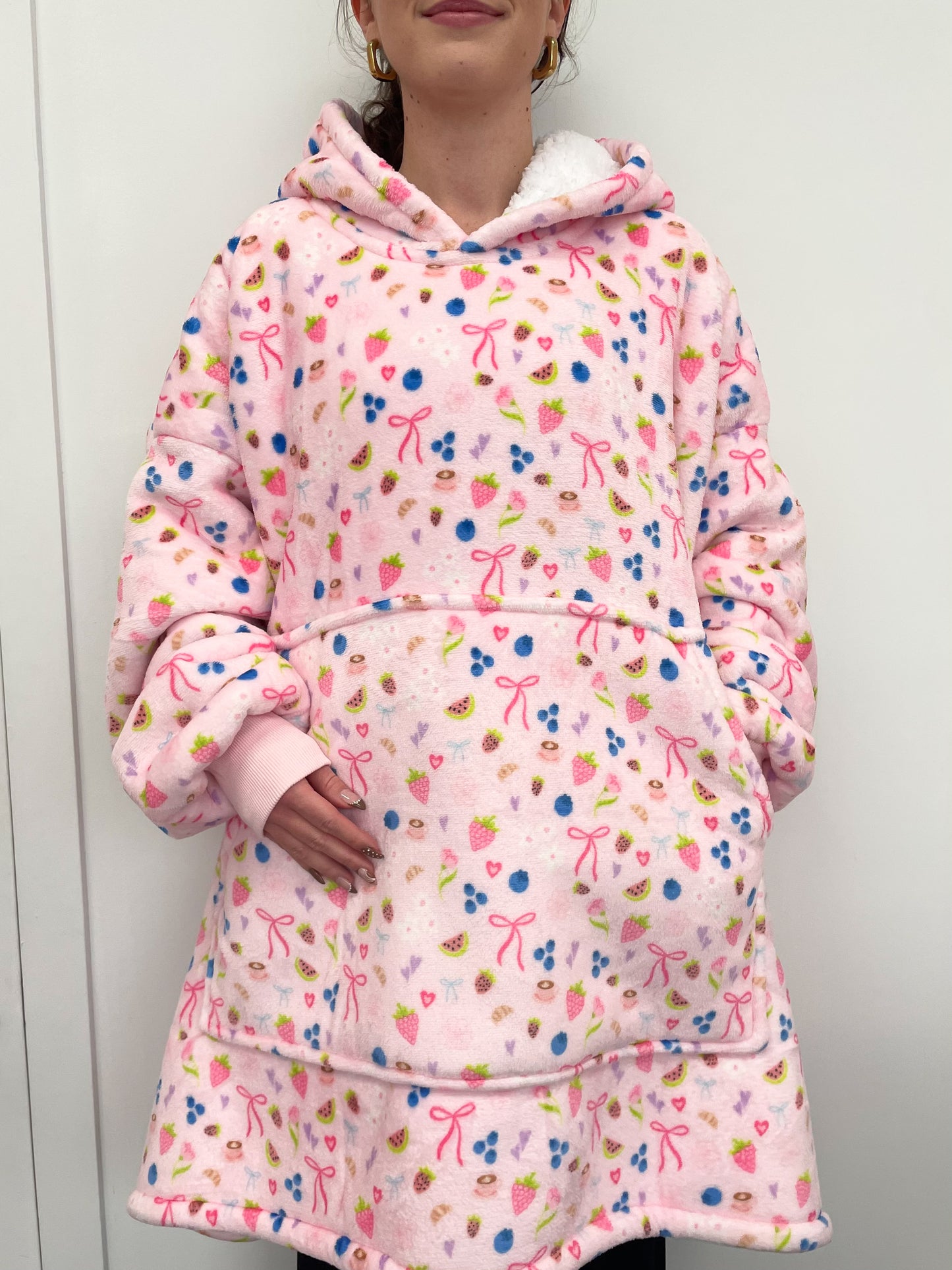 Hoodie pyjama | Fruits et coquette