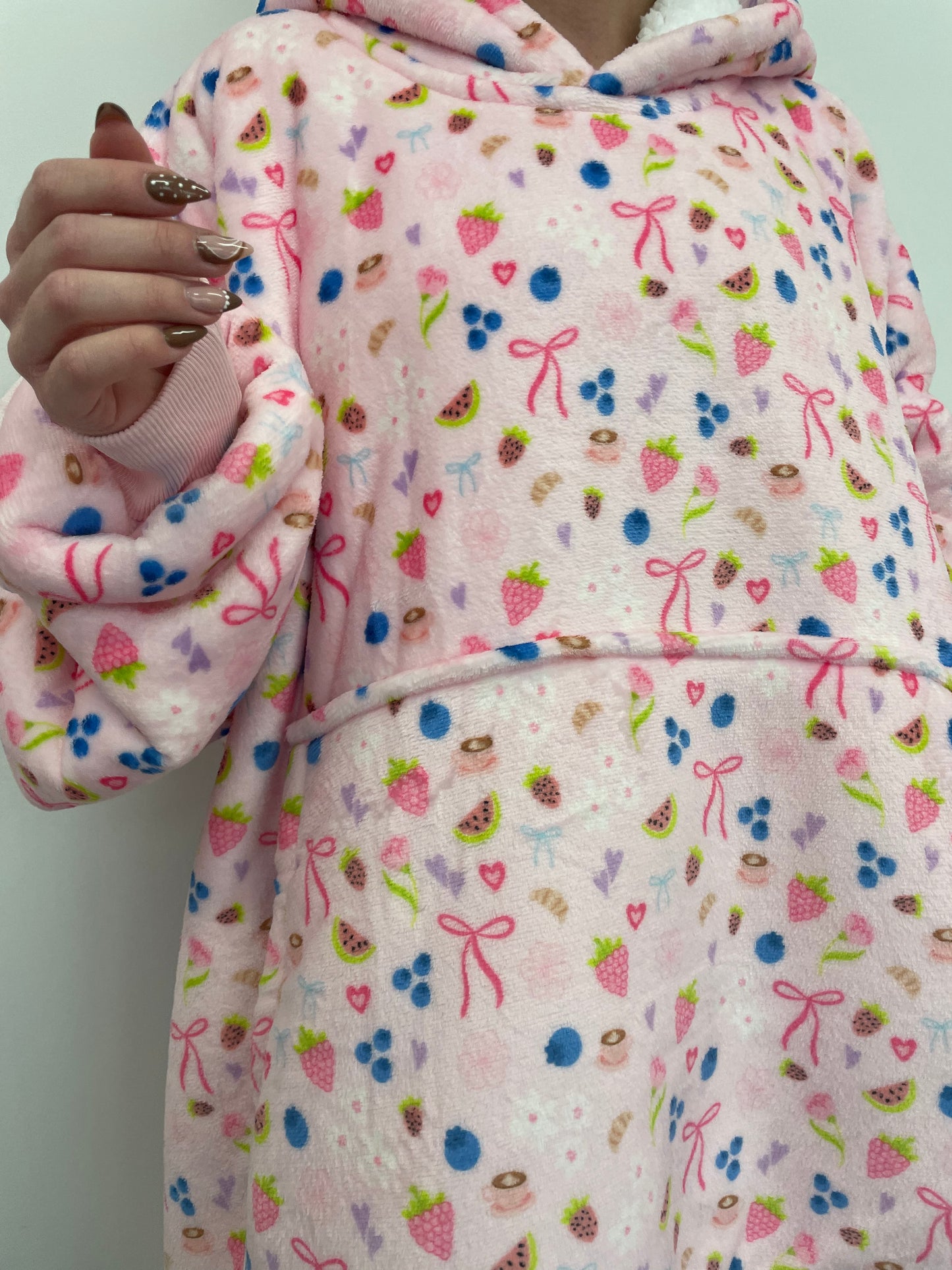 Hoodie pyjama | Fruits et coquette