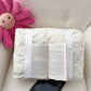 Coussin de lecture | Beige | fleurs jaunes roses