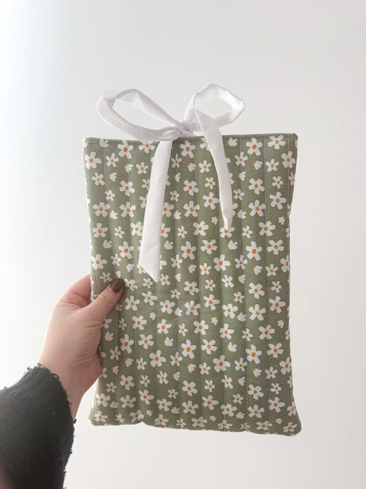 Pochette à livre ou liseuse | Sauge marguerite