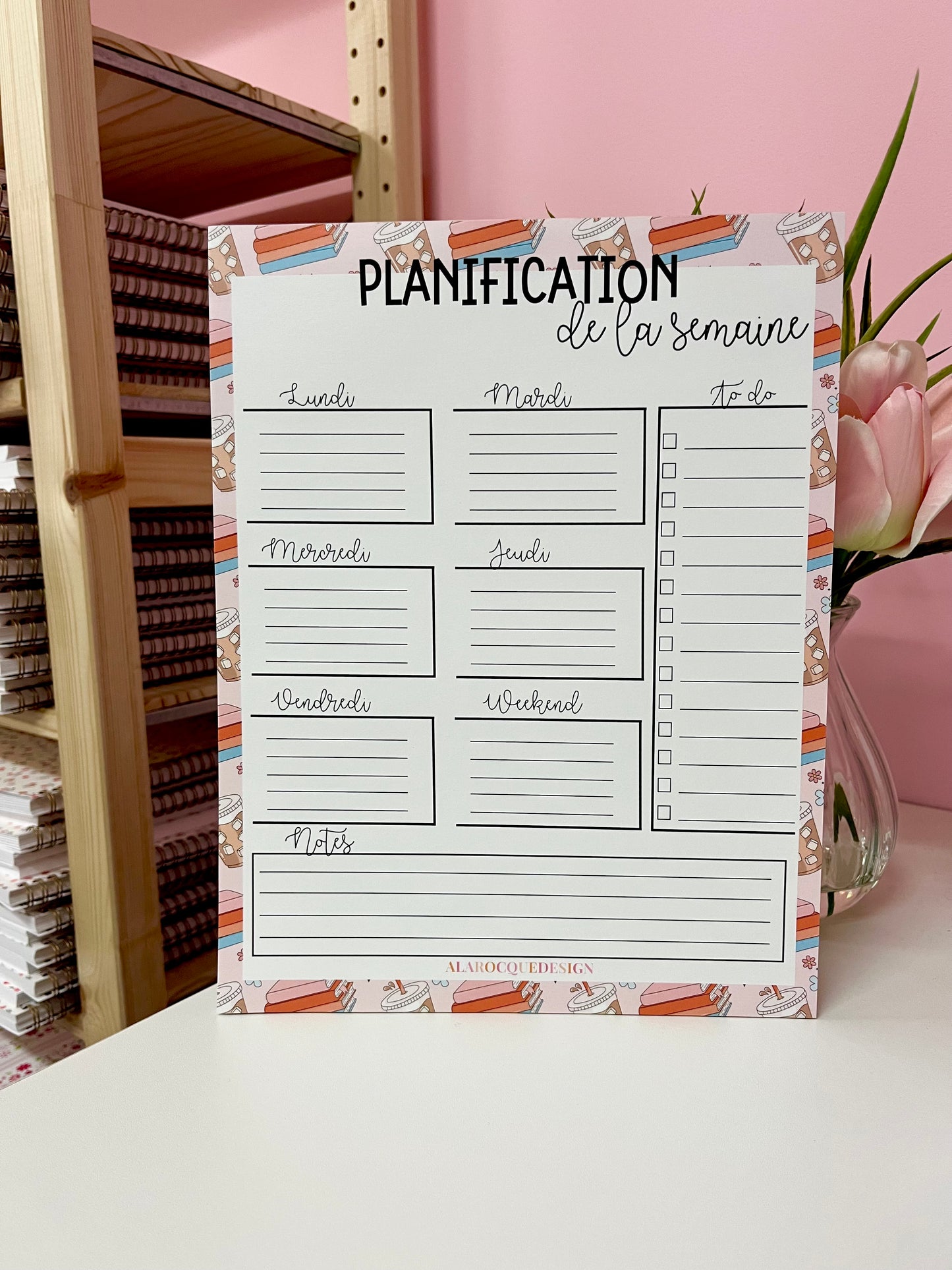 Weekly Planner | Books and Coffee